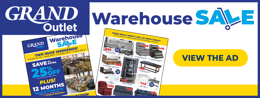 Warehouse sale - View the ad